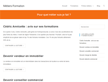 Tablet Screenshot of metiersformation.com